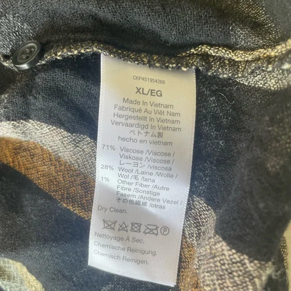 Madewell Oversized  XL Highroad Popover Shirt in Lessing Plaid extra large - Picture 10 of 10